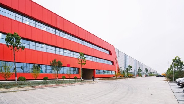 proyecto de edificios industriales de acero "rojo" case2-2