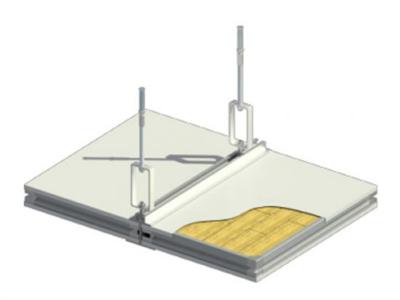 techo de acero con sistemas de paneles sándwich