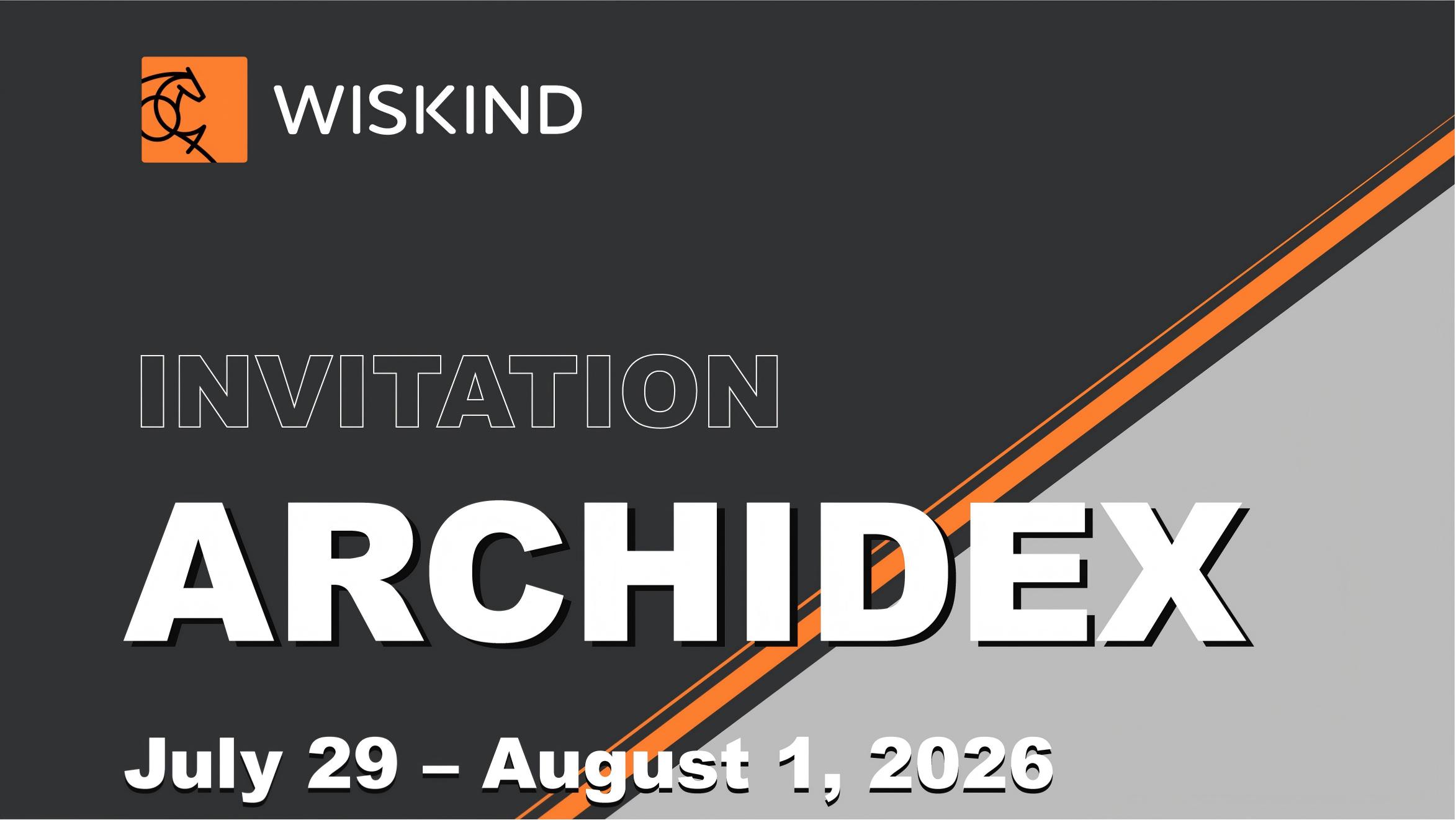 Conozca a WISKIND en ARCHIDEX 2026 en Kuala Lumpur